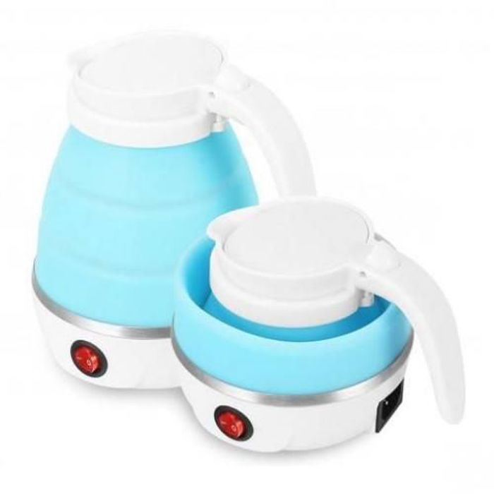 Bouilloire électrique Pliable, Mini Bouilloire électrique Portable,chauffage rapide 0.6L