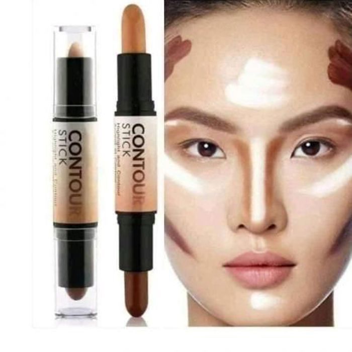Crayon Contour et Éclairage - Kiss Beauty - WONDER STICK - Multicolore - Crème Douce - Facile à Mélanger