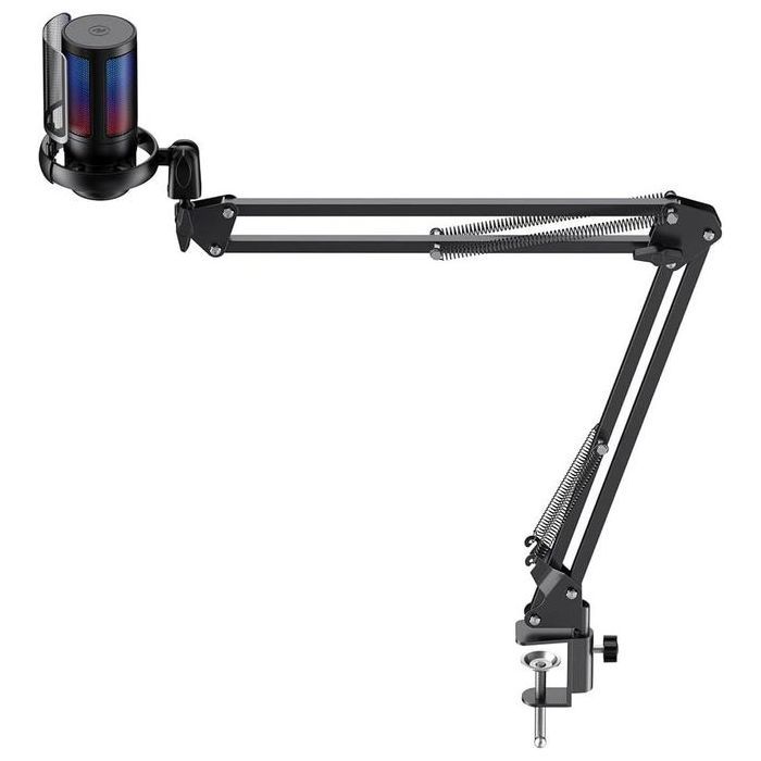 Microphones PRO RGB Gaming Professional Gamer PC Series Live Recording Microphone and Desk Stand