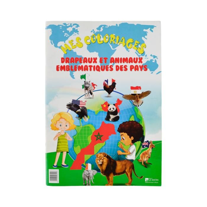 LIVRE DE COLORIAGE LES DRAPEAUX