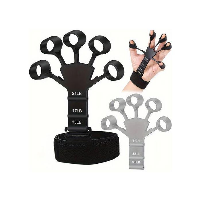 2 Pièces De Pince À Doigts, Exercice De Guitare, 6 Niveaux De Résistance, Outils Physiques De Récupération,