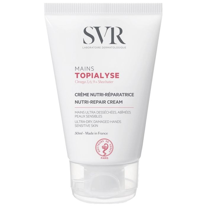 Crème pour les mains - SVR - Topialyse - 50ml - Hypoallergénique - Peaux sèches