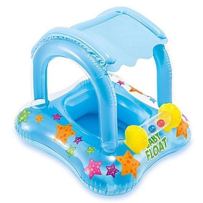 Bouée Flotteur Gonflable - 71cm - Protection Solaire - Anti UV - Sécuritaire pour Bébé