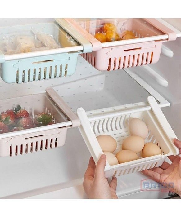 RANGEMENT REFRIGIRATEUR AJUSTABLE (Couleur aléatoire)