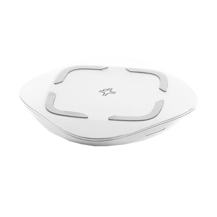 Chargeur sans fil xtrememac technologie qi 10w blanc