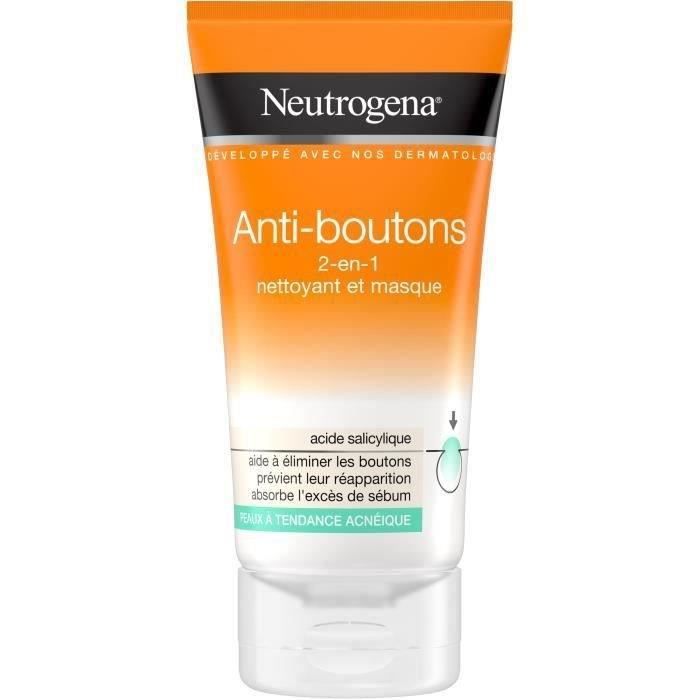 Neutrogena Visibly Clear Anti-Boutons 2-en-1 Nettoyant et Masque 150ml