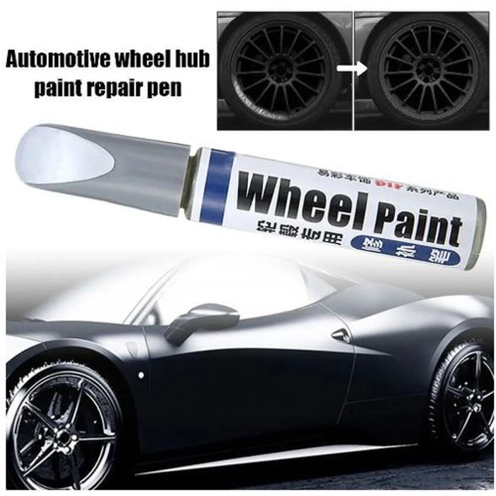 Stylo de peinture réparation de rayures de moyeu roue de voiture d'automobile