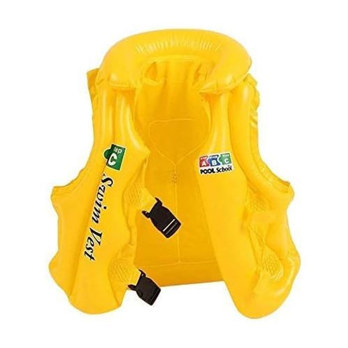 Gilet de natation - Petit - Gonflable - 3 à 5 ans - Flottabilité - PVC haute densité