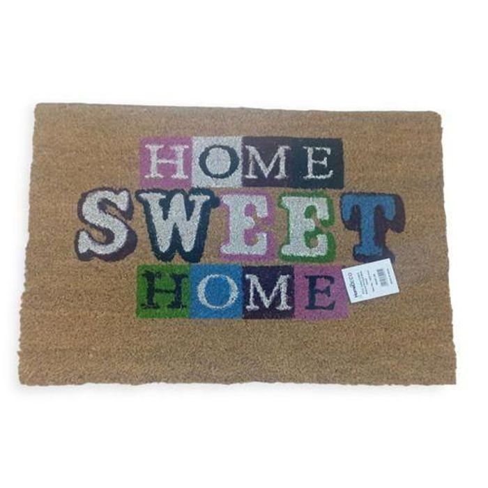 Tapis d'entrée Paillasson Antiderapant Natirel Coco 40×60 cm-333