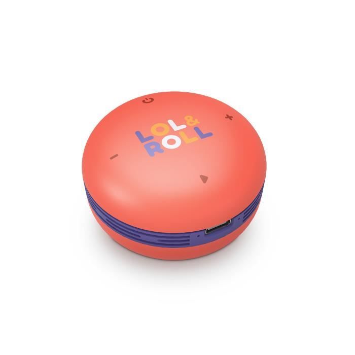Enceinte portable Bluetooth - Energy Sistem - Lol&Roll Pop - 5 W - Volume limité - Sangle détachable