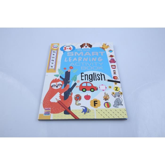Livre d'activités - GENERIC - My First Smart Learning - Anglais - 3-4 ans - Enfant