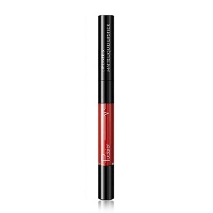 Pudaier Rouge à Lèvres Liquide Mat et Crayon à Lèvres 2N1 13 WARM ORANGE