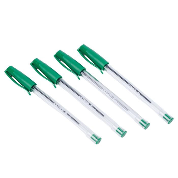 BLISTER DE 4STYLOS À BILLE CRISTAL PEACH COULEUR
