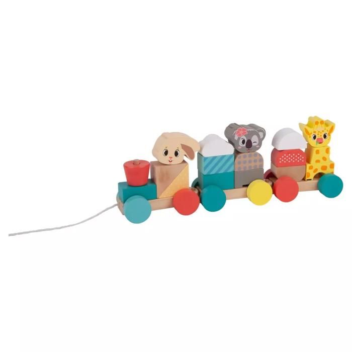 JEU DE TRAIN EN BOIS 30CM