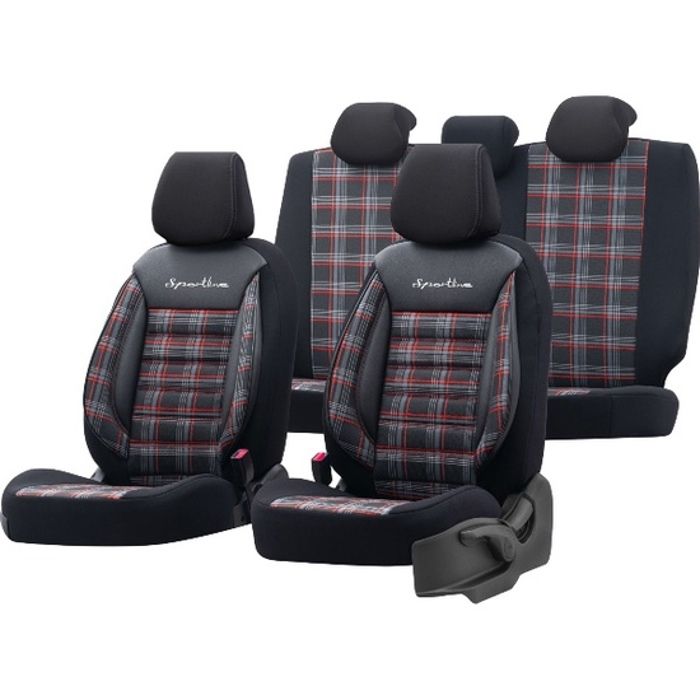 Housse de siege Sportline Rouge