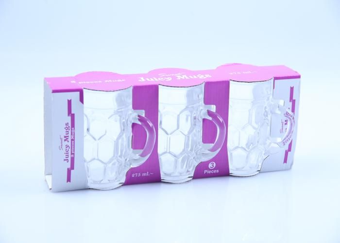 3 Mugs Juicy 275ml MG001C