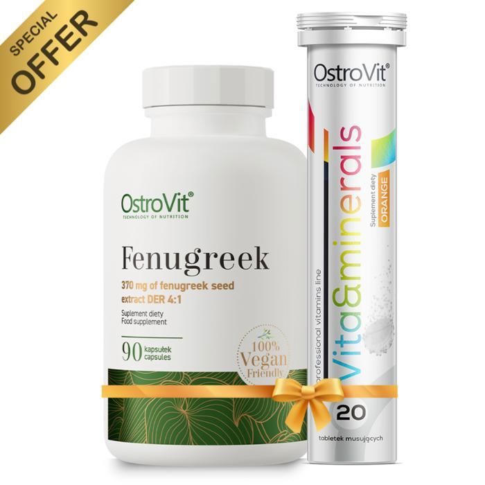 Pack Fenugrec 90 Caps + Vitamins and Minerals  20Tabs