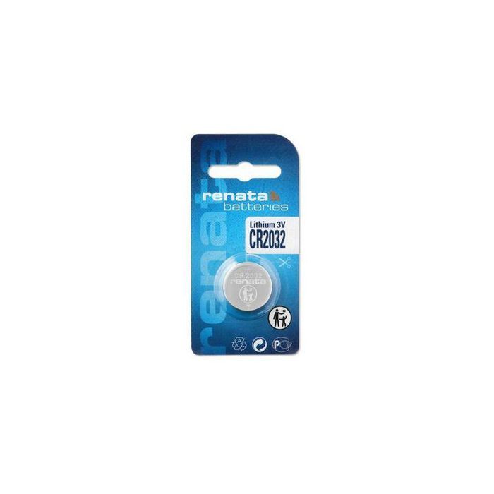 Renata Batterie 3V au Lithium CR2032, Pile Bouton 3 volts CR 2032