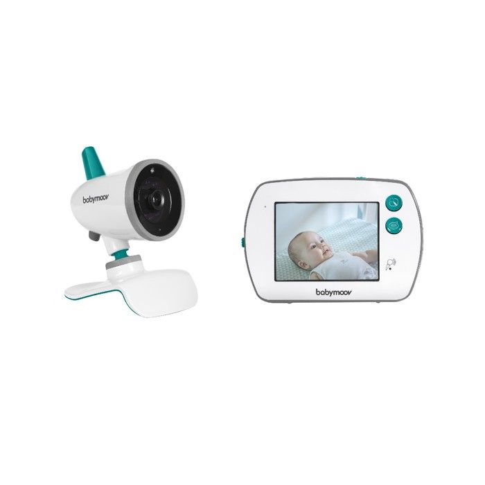 Babymoov Babyphone Caméra YOO Feel - Ecran Tactile 3,5" - Veilleuse - Berceuses - Garantie à vie