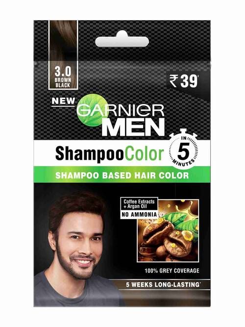 Garnier Men Shampooing Colorant - 3.0 DARK BROWN