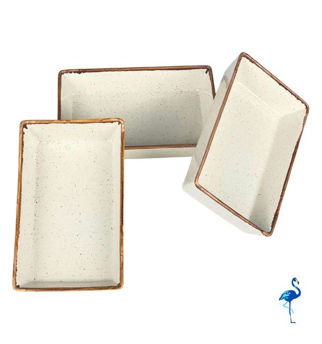 PLAT SEASONS 16CM BEIGE ( 6 PIECES )