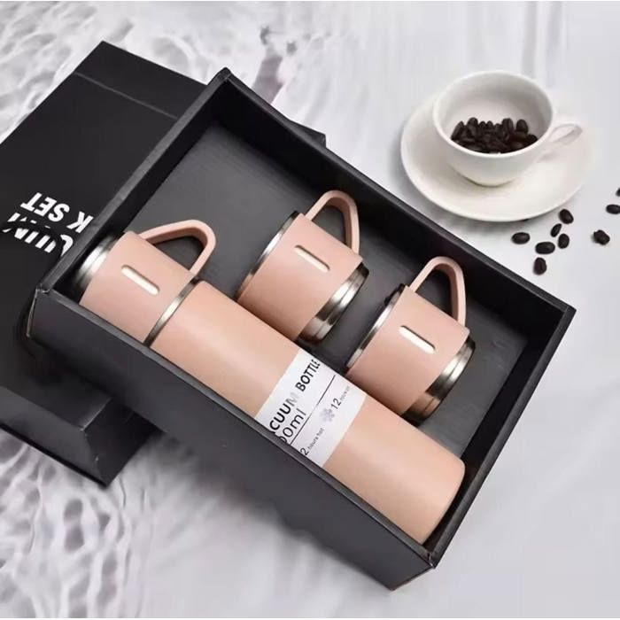 Thermos pour conserver les boissons chaudes avec 3 tasses 500 ml