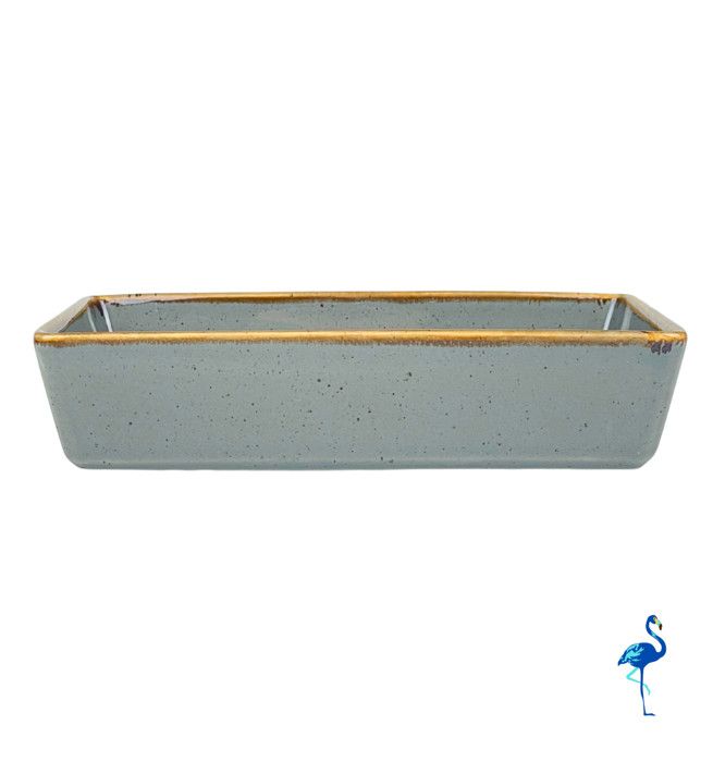 PLAT SEASONS 16CM GRIS ( 6 PIECES )