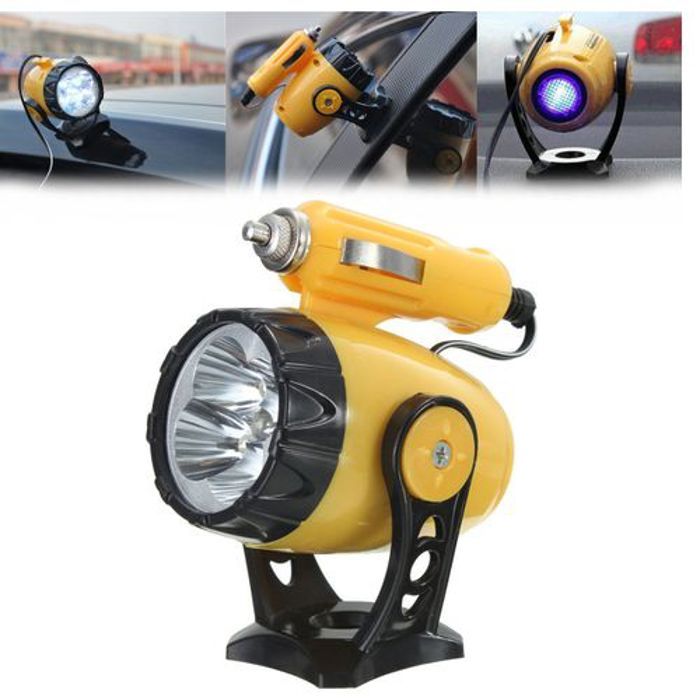 12v 5 LED allume-cigare lampe de secours magnétique torche de travail de lumière