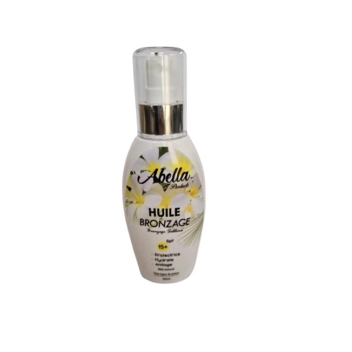 Abella Huile de Bronzage SPF 15+ – Protectrice, Hydratante & Anti-âge 150 ml