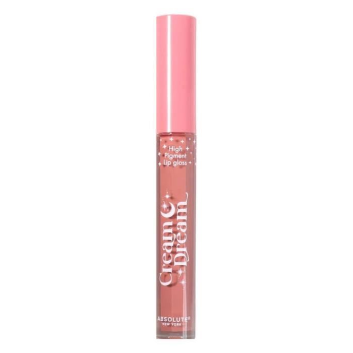 Gloss à lèvres - ABSOLUTE NEW YORK - Cream Dream - 2,3g - Brillance - Hydratation - Longue tenue