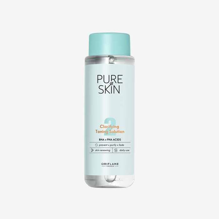 Lotion Tonifiante - Pure Skin - 150 ml - Acide Salicylique - Gluconolactone - Sans Alcool