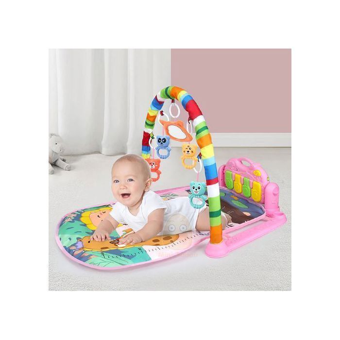 Bébé activité musicale multifonction piano fitness support de dessin animé tapis de jeu jouets