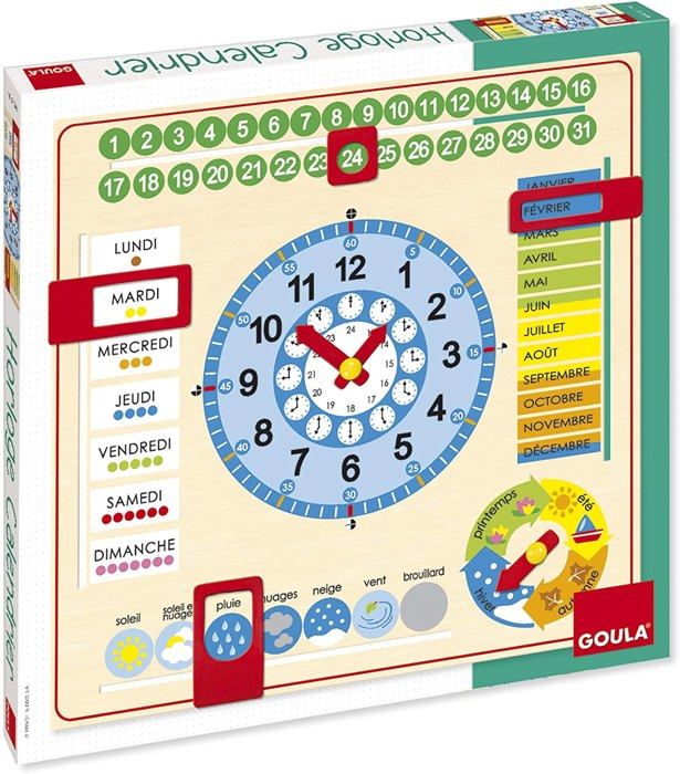 Goula - Horloge calendrier