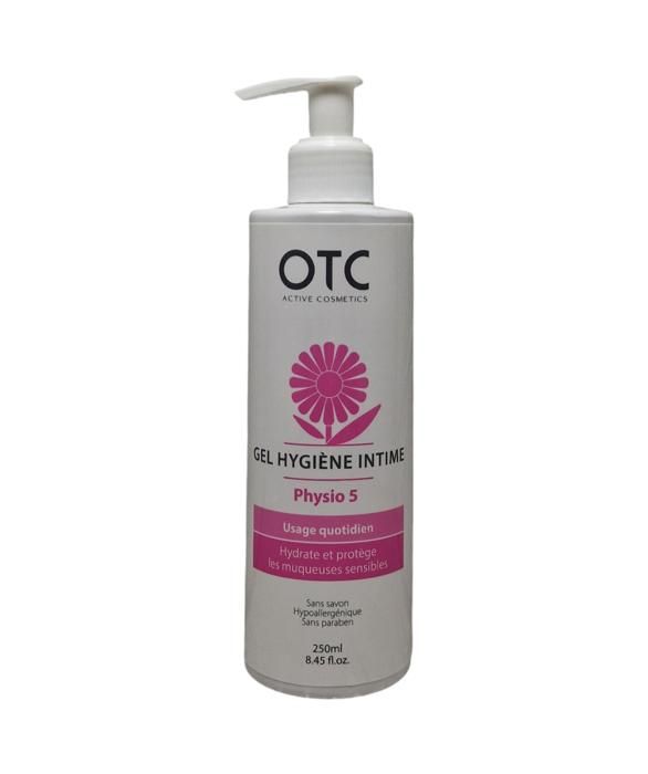 Gel Hygiénique Intime - OTC - Physio 5 - 250ML - Hypoallergénique - Usage Quotidien