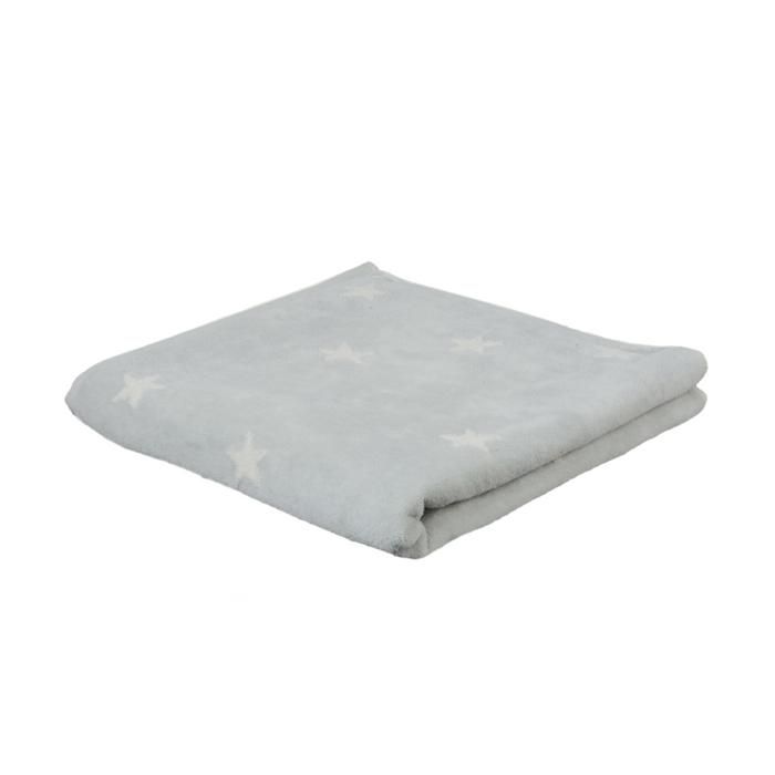 Serviette - ETOILE - 70x140 - Douce - Absorbante - Motifs d'étoiles