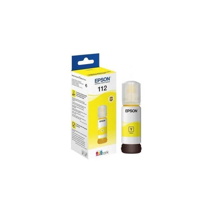 Bouteille d'encre 112 Jaune EcoTank d'origine (C13T06C44A)