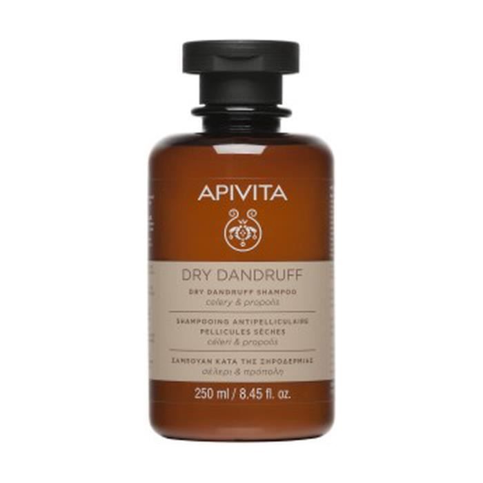 Apivita+Shampooing Anti-Pelliculaire - Céleri et Propolis 250 ml