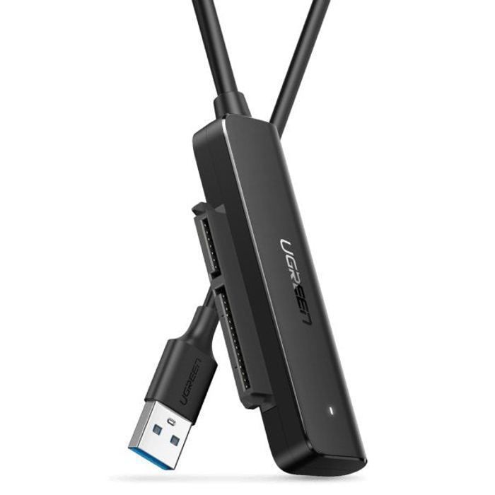 Convertisseur USB A vers SATA 2,5 pouces - UGREEN - 50 cm - Upgrade & Clone - Vitesse Rapide - UASP Amélioré
