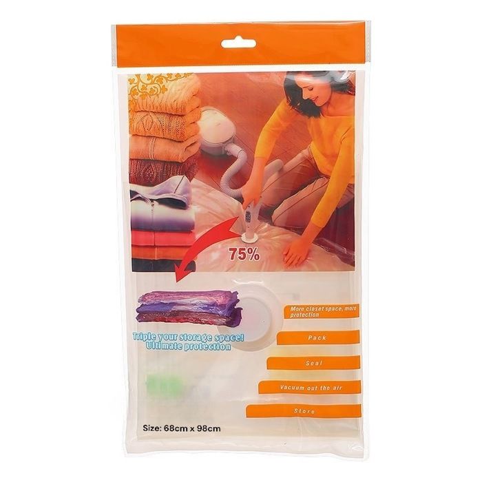 Sac de rangement sous vide taille 68x98 cm de stockage pour Couvertures stockage de compression vêtement