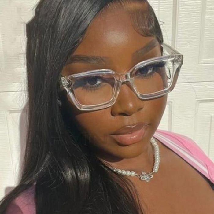 Lunettes - Non spécifié - Monture transparente - Rétro - Haute définition - Femme