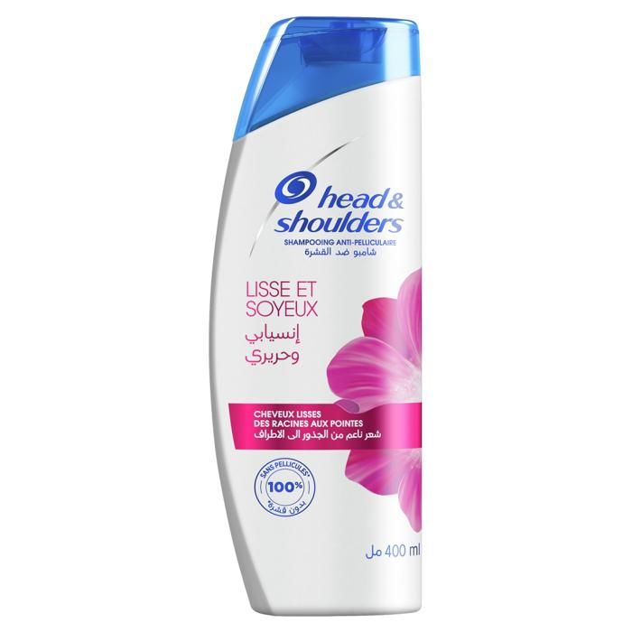 Head & Shoulders Shampoing Antipelliculaire Lisse et Soyeux - 400ml