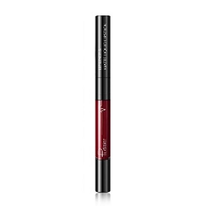 Pudaier Rouge à Lèvres Liquide Mat et Crayon à Lèvres 2N1 14 CLASSIC RED