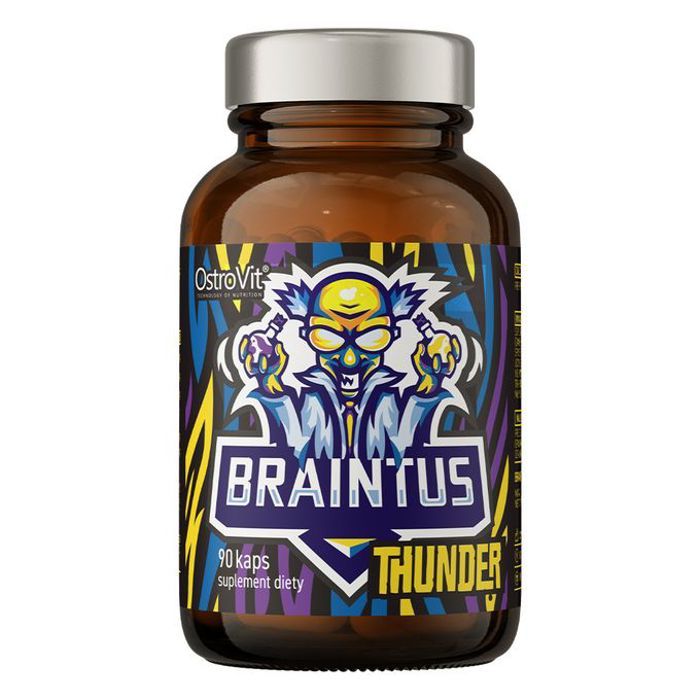 Braintus Thunder 90 Caps - Concentration, Mémoire & Énergie