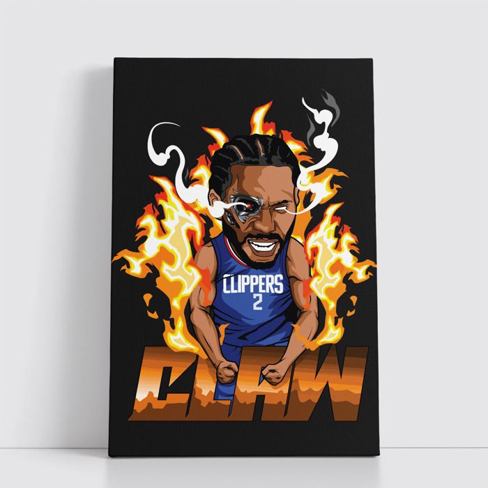 Tableau NBA sur Toile – Affiche Murale 25x40 cm avec Équipes et Joueurs Légendaires du Basket 141