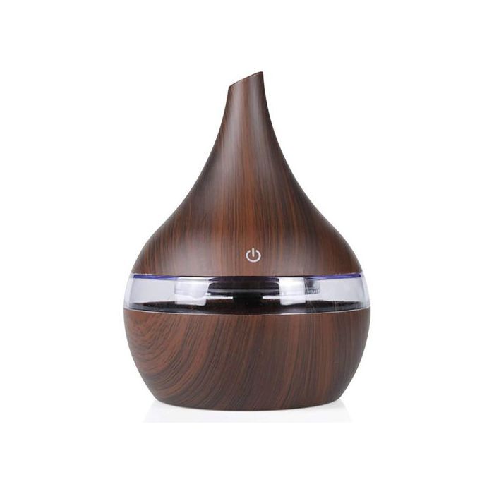 300Ml USB Electrique Aroma Diffuseur d'air Diffuseur Bois Ultrasonique Humidificateur d'air Huile Essentielle