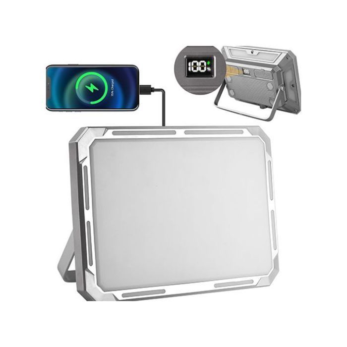 Lampe - GENERIC - Projecteur LED Rechargeable 50W - 4000mAh - USB - Magnétique - 3000-7000K