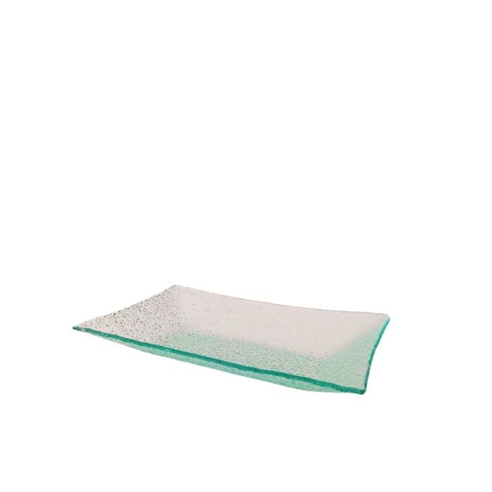 Assiette à Gâteau - MARQUE - 7896-7-1 - Verre Transparent - 19 cm x 12,5 cm - Lave-vaisselle Compatible