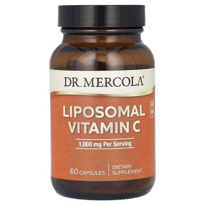 Dr. Mercola, Liposomale vitamine C, 1 000 mg, Capsules 60 Licaps