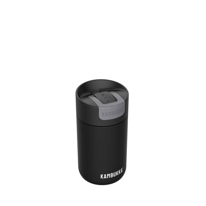 Bouteille Isotherme - KAMBUKKA - Olympus 300ml - Acier Inoxydable - Jet Black