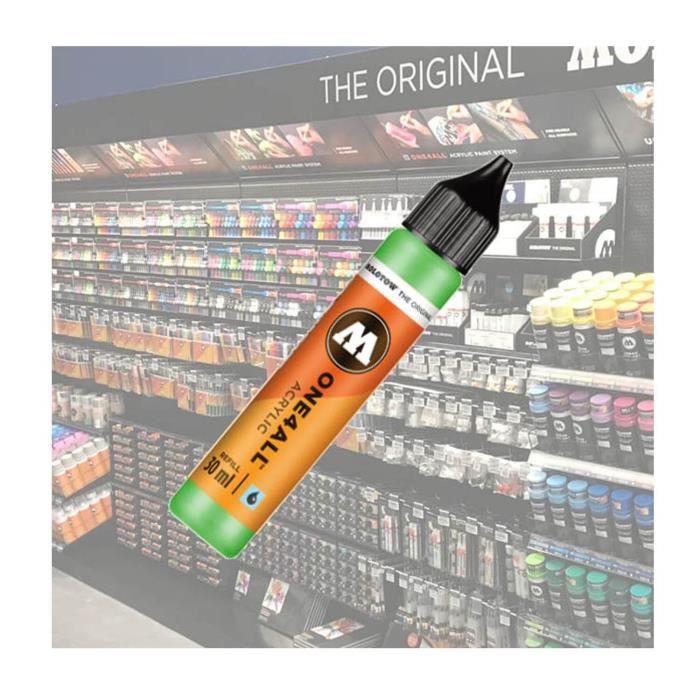 Recharge Marqueur - NO NAME - One4All 222 Universes Green - 30ml - Indélébile - Opaque - Ronde